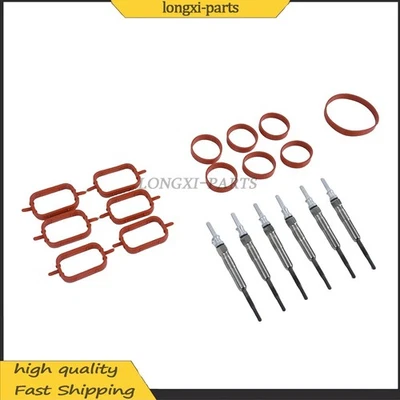 New Glow Plug Service Kit Fits 0250603009 BMW E90 335d E70 X5 xDrive35d - Imagem 1 de 4