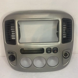 2001-2007 Ford Escape Center Dash Radio AC Climate Bezel Trim 4x4 OEM Grey Gray - Picture 1 of 12