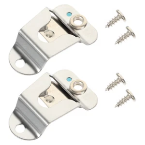2 Set Microfono Clip Posteriore Supporto da Appendere Appendino Cb - Foto 1 di 12