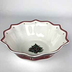 Villeroy Boch Toys Delight Salat Reis Schüssel rot Weihnachtsbaum 7 cm Müsli - Bild 1 von 7