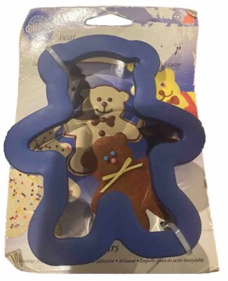Nuevo en tarjeta Wilton Comfort Grip oso de peluche cortador de galletas 2310-609  Foto 1 de 2