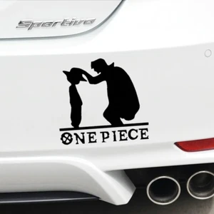 One Piece Pirates Father Son Sticker For Windshield Bumper Laptop Car Decals - Picture 1 of 7
