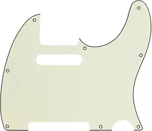 Golpeador Fender Tele COMO NUEVO VERDE 8 AGUJEROS 3 CAPAS Vintage Reedición Telecaster - NUEVO - Imagen 1 de 11