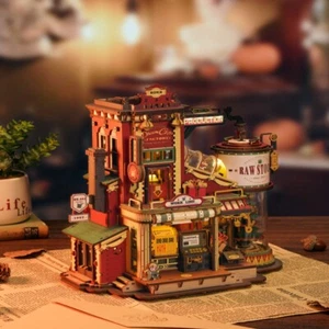 ROKR Dream Gift Factory DIY 3D Wooden Puzzle Music Box Budding Toy Kid Gift - Picture 1 of 10