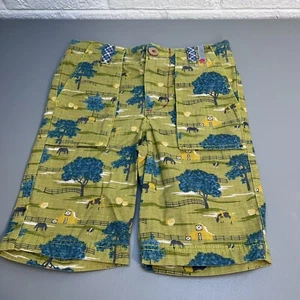 Boys Matilda Jane Size 6 NWT adjustable waist Don't Fence Me In Shorts farm - Picture 1 of 8