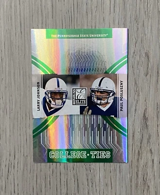 Donruss Elite College Ties 2007 | Larry Johnson & Paul Posluszny | /800 | #CT20 Foto 1 de 2