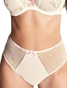 Panache Meadow Brief High Waist Embroidered Stylish Womens Briefs Lingerie 10974
