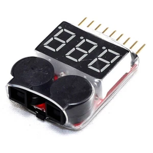 RC Lipo Akku Niederspannung Alarm 1S-8S Summer Anzeige Tester Prüfer LED O8I1 - Bild 1 von 10