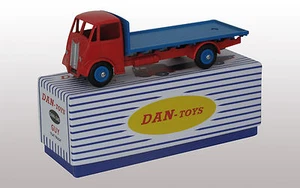 DAN TOYS GUY Flat Truck Rot/Blau Exclu.500 Ex.Ref DAN 240 - Bild 1 von 1
