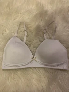 nicole miller New York Wire Free Lined Demi Bra White 32A - Picture 1 of 6