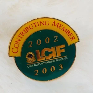 Prendedor de solapa esmaltada para miembros de LCIF 2002 2003 Lions Club International Foundation - Imagen 1 de 2