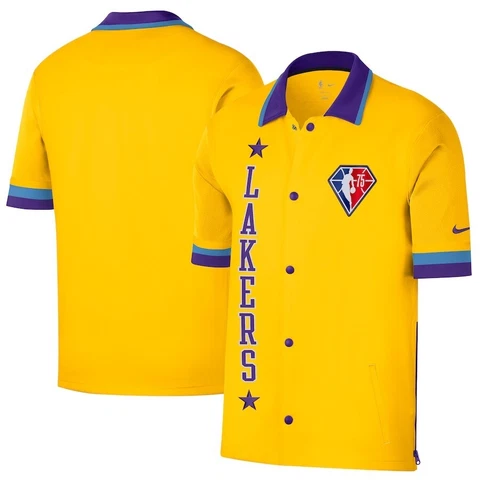 Sz M Nike Los Angeles Lakers Showtime City Edition Warm Up Jacket retail 140 Cover