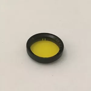 VINTAGE 27MM YELLOW PUSH ON FILTER -FREE SHIPPING - Picture 1 of 3