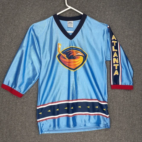 Vintage Atlanta Thrashers Ilya Kovalchuk #17 Ice Hockey Jersey Youth L, Men S Cover