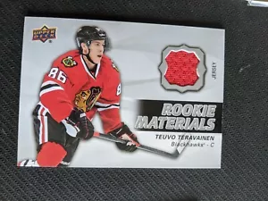 2014-15 UPPER DECK TEUVO TERAVAINEN RM10 ROOKIE MATERIALS JERSEY (1) - Picture 1 of 2