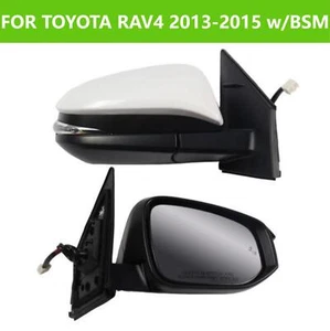 Un par de espejos retrovisores laterales de 2 piezas para Toyota RAV4 2013-2015 8 pines con punto ciego - Imagen 1 de 6