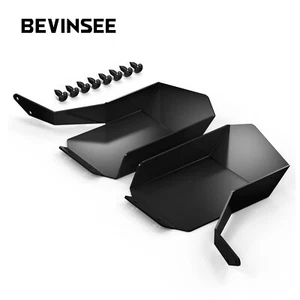 BEVINSEE 2x Dynamic Air Induction Intake Scoops For BMW E60 E61 520 525 530 M5 - Picture 1 of 8