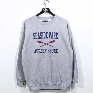 Seaside Park Jersey Shores Oars Rowing Crew Sweatshirt Large VTG 90s Preppy - Picture 1 of 5