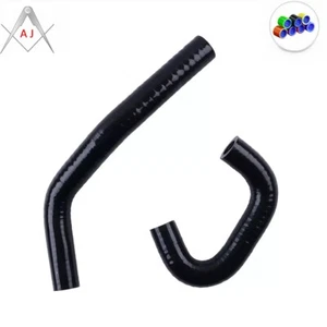 For K Swap / Acura RSX & Type S New Racing Silicone Oil Cooler Hose Black - Foto 1 di 7