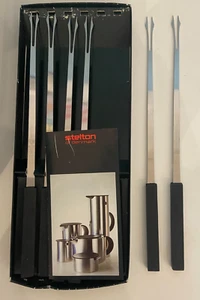 Stelton Edelstahl Hummer Meeresfrüchte Gabeln Originalkarton Dänemark Jacobsen - Bild 1 von 4
