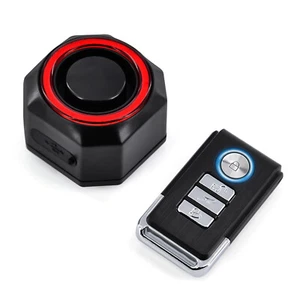 Motorcycle Bike Alarm New Upgraded Adding Rear Light w/ Brightness Brake Sensor - Picture 1 of 12