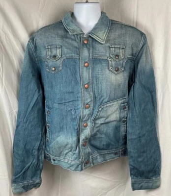 J.A.A. vintage para hombre Chaqueta vaquera de mezclilla Diesel 2XL Foto 1 de 4