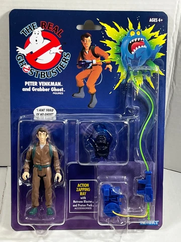 The Real Ghostbusters Hasbro Kenner Peter Venkman Action Figure Retro Toy Cover