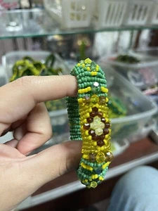 PULSERA IFA ILDE IDDE DE ORULA BABALAWO SANTERIA YORUBA 7 PODER AFRICANO - Imagen 1 de 2
