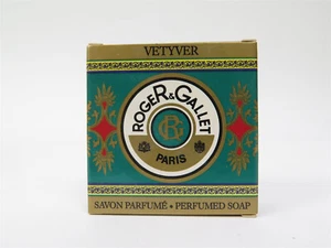 Vetyver Roger & Gallet Paris Perfumed French Milled Soap Travel Size 0.9oz - Picture 1 of 4