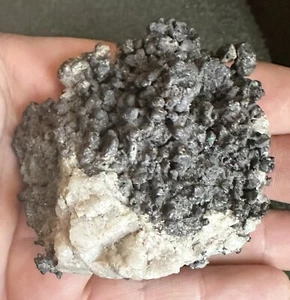 Grupo de cristal de cobre denso de 6,5 cm con adularios y cuarzo - mina Indiana, Michigan - Imagen 1 de 7