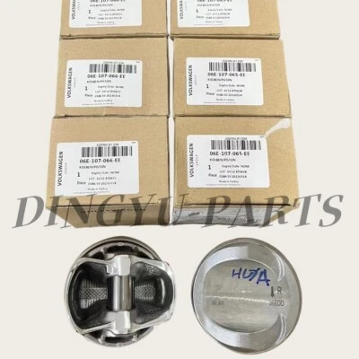 Kit de pistón de motor 6X OEM para Audi Q7 3.0T 2016-2019 A8 2014-2017 A6 A7 2016-2018 Foto 1 de 4