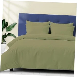 Egyptian Cotton Oversized Duvet Cover Set - Premium 600 Thread Count 100% - Picture 1 of 7