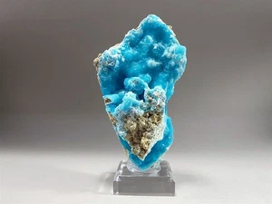 Natürliches helles super himmelblaues drusy Hemimorphit Kristall Exemplar #8 - Bild 1 von 11