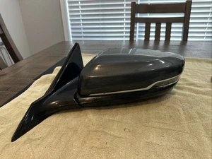 2015  CADILLAC CTS FRONT LEFT DRIVER SIDE VIEW MIRROR W/ BLIND SPOT OEM Gray - Bild 1 von 6