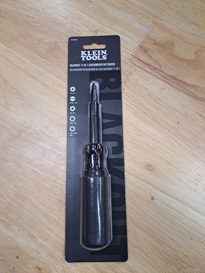 Klein Tools,Blackout Series, Limited Edition, 11 In 1, Screwdriver/ Nut Driver - Image 1 of 2