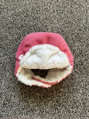 Chapéu de inverno rosa Carhartt infantil/criança menina com abas tamanho único - Imagem 1 de 4