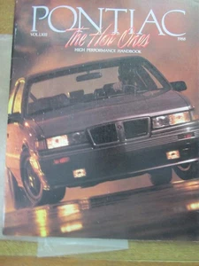 Pontiac The Hot Ones 1988 Vol LX11 Seller Brochure - Picture 1 of 1