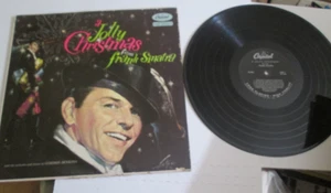 A Jolly Christmas From Frank Sinatra LP Capitol Mono RARE 1st Black Label VG+ - Foto 1 di 3