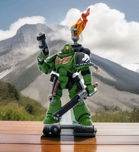 JoyToy Warhammer 40K Salamanders Intercessors Sergeant Tsek’gan 1/18 Scale - Picture 1 of 5