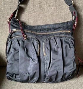 MZ Wallace Handbag Paige Purse Nylon Crossbody Black Bag - Picture 1 of 11