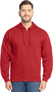 Sudaderas con capucha de lana Eversoft, suéter y cremallera completa, absorbente de humedad y transpirable, Si - Imagen 1 de 25