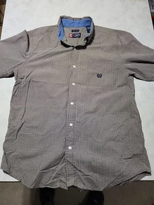Chaps Ralph Lauren Camisa a Cuadros Manga Larga Botón Para Hombre Mediana - Imagen 1 de 4
