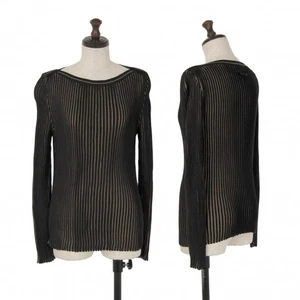 Jean-Paul GAULTIER FEMME U-Boot Ausschnitt Bicolor Rippstrick Pullover Gr. 40 (K-115141) - Bild 1 von 12
