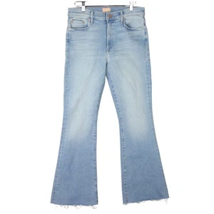 Mother Jeans The Weekender Fray Flare Womens 30x30 Blue California Cruiser Wash - Picture 1 of 17