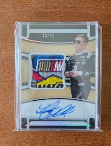 2022 Panini National Treasures - Premium Patches Midnight Tyler Reddick #PPM-18 - Picture 1 of 2