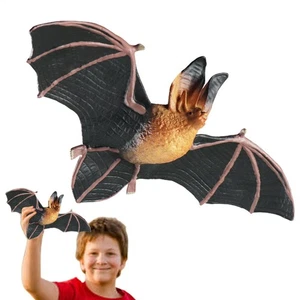 Simular Estatuilla de Murciélago Decoración del Hogar Vida Silvestre Animales Juguetes Niños Colección Regalo - Imagen 1 de 7