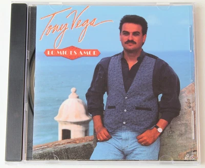 TONY VEGA / "LO MIO ES AMOR" CD 1990 CBS /RMM LATIN SALSA ROMANTICA RARE OOP Foto 1 de 4