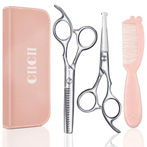 CIICII Kinder Haarschneidescheren Scheren Set, Sicherheit Runde Spitze Friseur S... - Bild 1 von 7