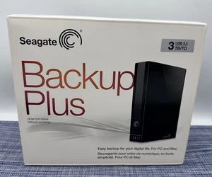 Seagate Backup Plus 3TB Desktop External HDD USB 3.0 SRD0SD0 - Picture 1 of 5