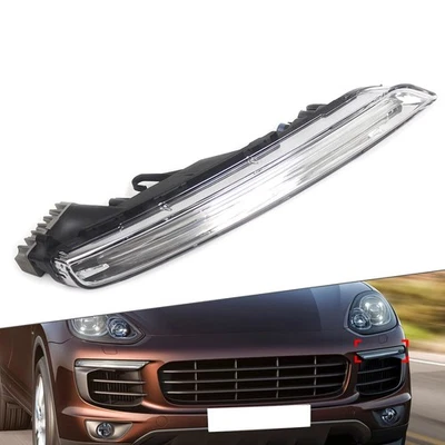 Daytime Running Light Fog Light Left Side For Porsche Cayenne 958 2015-2018 2016 Foto 1 de 4